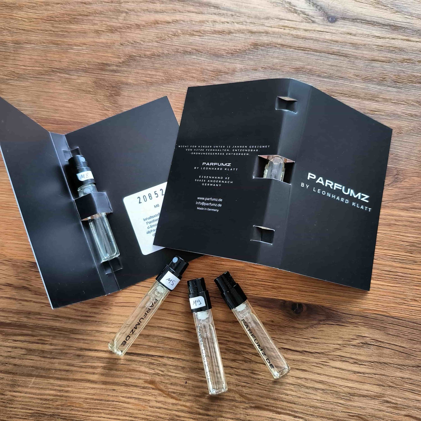Parfüm Duftzwilling Probe kostenlos testen 1ml